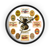 Vintage Brewery Label Wall Clock
