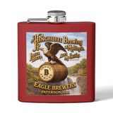 Stainless Steel Flask - 6oz. Vintage Modern Logo