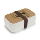 Bento Lunch Box – Vintage Gold Eagle/Barrel Design
