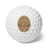 Golf Balls, 6pcs - Beige + Red East India Pale Ale