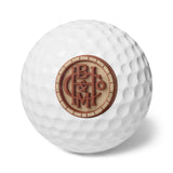 Golf Balls, 6pcs - HB+M Co. Barrelhead Logo