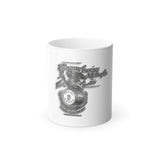Color Morphing Mug, 11oz - Silver Eagle/Barrel