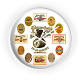 Vintage Brewery Label Wall Clock