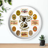 Vintage Brewery Label Wall Clock