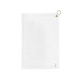 Golf Towels - Red + Cream Extra Lager w/thick red border