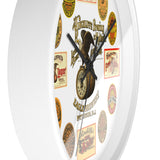 Vintage Brewery Label Wall Clock