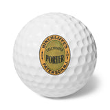 Golf Balls, 6pcs - Porter - Green