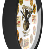 Vintage Brewery Label Wall Clock
