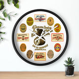 Vintage Brewery Label Wall Clock
