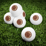 Golf Balls, 6pcs - HB+M Co. Barrelhead Logo