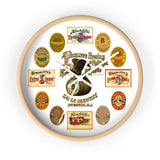 Vintage Brewery Label Wall Clock