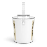 Ice Bucket with Tongs - Gold Eagle/ Barrel