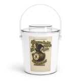 Ice Bucket with Tongs - Gold Eagle/ Barrel