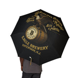 Foldable Umbrella — (Semi-Automatic) - Gold Eagle/Barrel