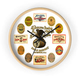 Vintage Brewery Label Wall Clock