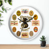 Vintage Brewery Label Wall Clock