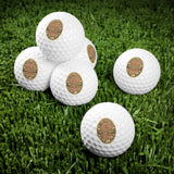 Golf Balls, 6pcs - Beige + Red East India Pale Ale