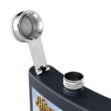 Stainless Steel Flask - 6oz. Vintage Modern Logo