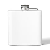 Stainless Steel Flask - 6oz. Vintage Modern Logo