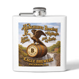 Stainless Steel Flask - 6oz. Vintage Modern Logo