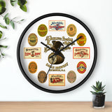 Vintage Brewery Label Wall Clock