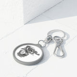 Keyring Tag - Silver Eagle/Barrel