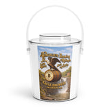 Ice Bucket with Tongs – Vintage Modern Logo
