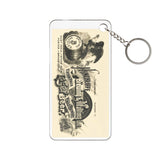 Single-Sided Printed Keychain Charm - Letterhead
