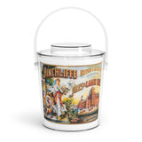 Ice Bucket with Tongs - Hinchliffe Lithograph