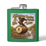 Stainless Steel Flask - 6oz. Vintage Modern Logo
