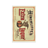 Bar Towel - Red + Cream Extra Lager w/thin border
