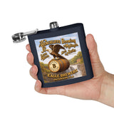 Stainless Steel Flask - 6oz. Vintage Modern Logo