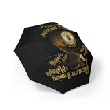Foldable Umbrella — (Semi-Automatic) - Gold Eagle/Barrel
