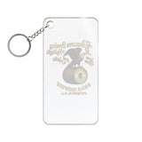 Single-Sided Printed Keychain Charm - Gold Eagle/Barrel