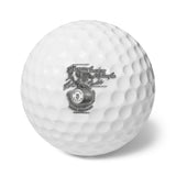 Golf Balls, 6pcs - Silver Eagle/Barrel
