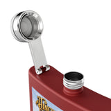 Stainless Steel Flask - 6oz. Vintage Modern Logo