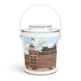 Ice Bucket with Tongs - Color Brewery Drawing