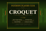 The Paterson Players Club Croquet Championship — Digital Game